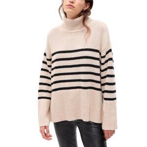 GAP Womens Medium 24/7 Split-Hem Turtleneck Sweater